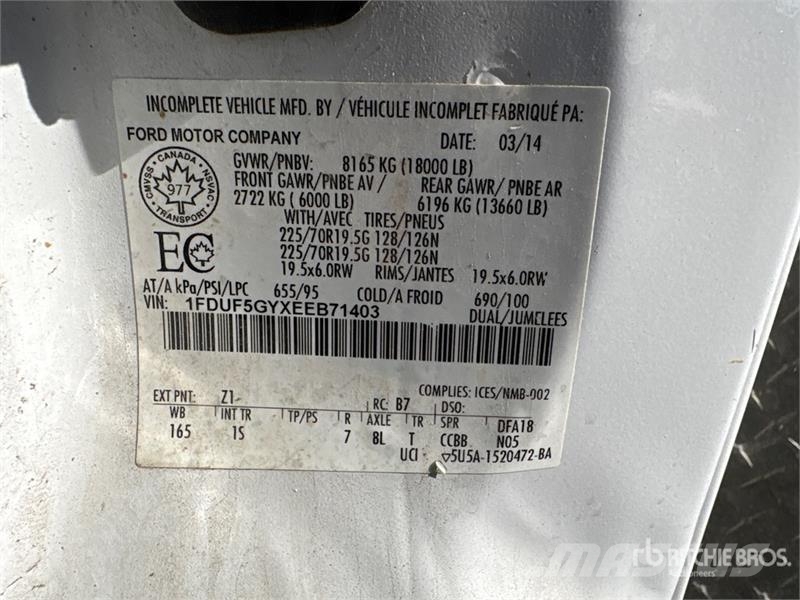Ford F-550 Lastbilmonterede lifte