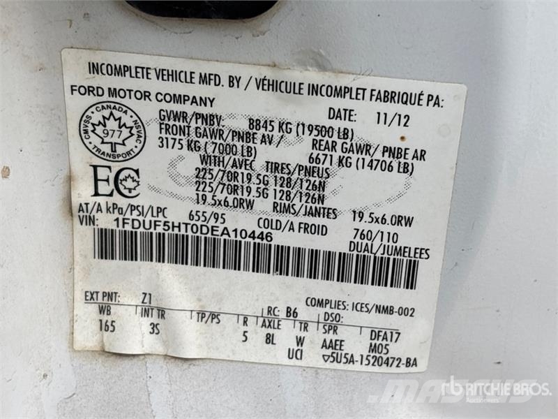 Ford F-550 Municipal/vehicul cu uz general