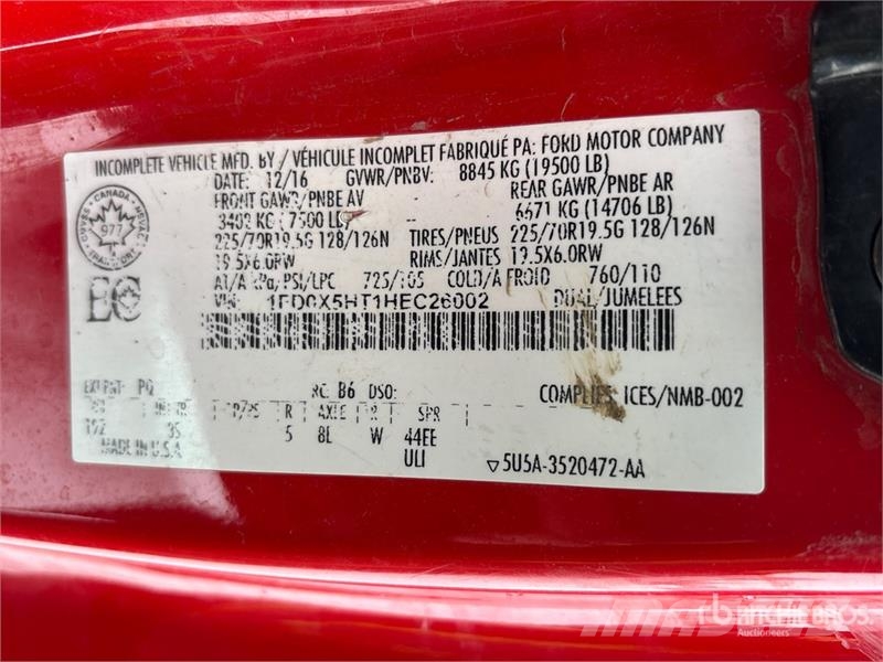 Ford F-550 4x4 Extended Cab Ultra High Pressure Fire Tr شاحنات حريق