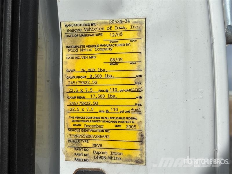 Ford F-650 4x2 Cab and Chassis (Inoperable) Кабіни