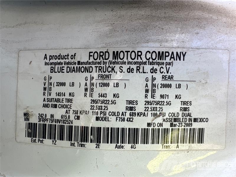 Ford F-750 Cabines