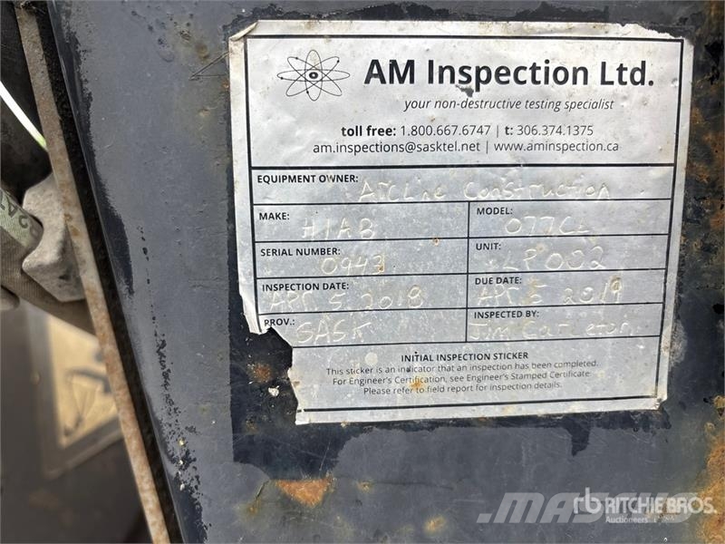 Ford Hiab 077 CL Knuckle Boom on Ford F-550 XLT 4x4 Bo Crane trucks