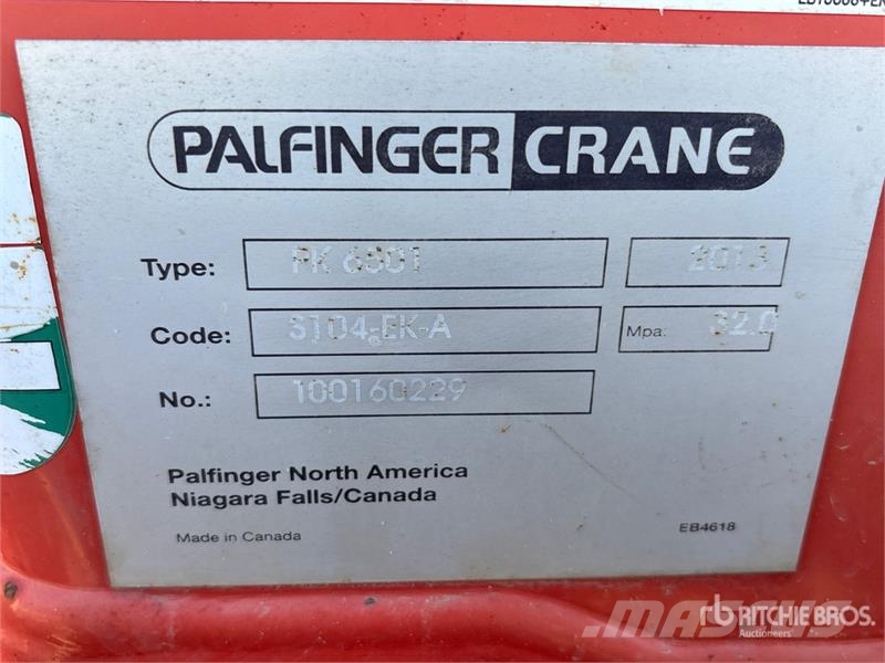 Ford Palfinger PK6501 Knuckle Boom on Ford F-550 XLT 4 Camion plateau ridelle avec grue