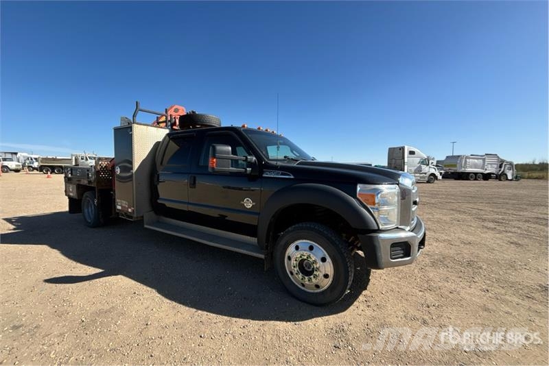 Ford Palfinger PK6501 Knuckle Boom on Ford F-550 XLT 4 Camion plateau ridelle avec grue