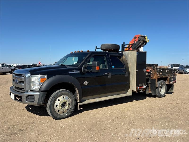 Ford Palfinger PK6501 Knuckle Boom on Ford F-550 XLT 4 Camion plateau ridelle avec grue