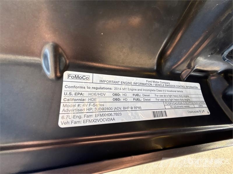 Ford Palfinger PK6501 Knuckle Boom on Ford F-550 XLT 4 Camion plateau ridelle avec grue