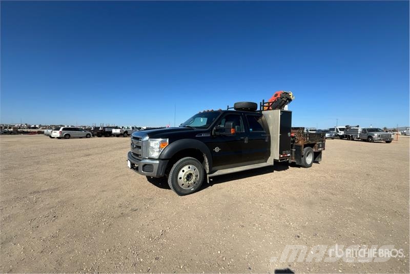 Ford Palfinger PK6501 Knuckle Boom on Ford F-550 XLT 4 Camion plateau ridelle avec grue