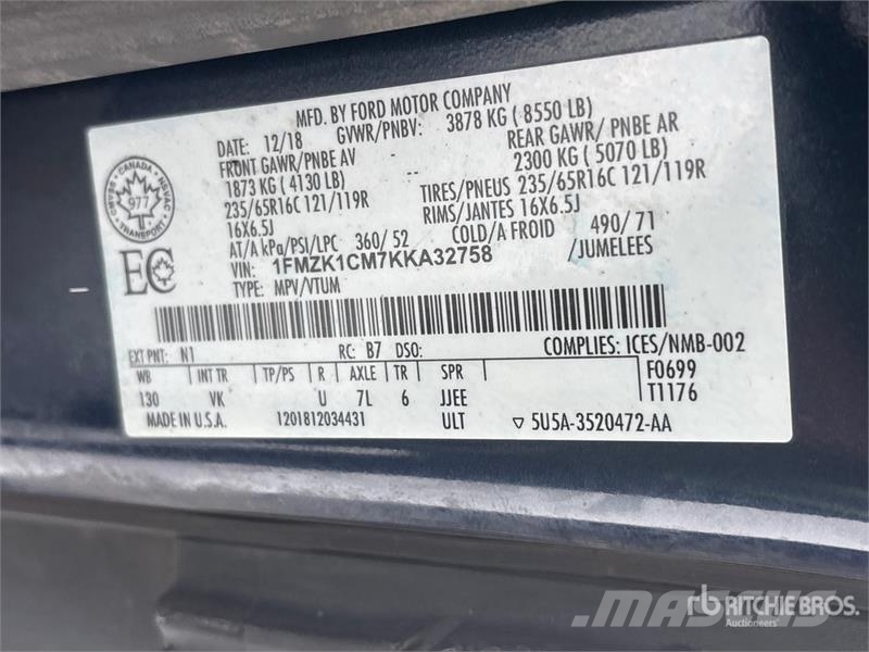 Ford Transit 150 9 Passenger Van Dostavna vozila / kombiji
