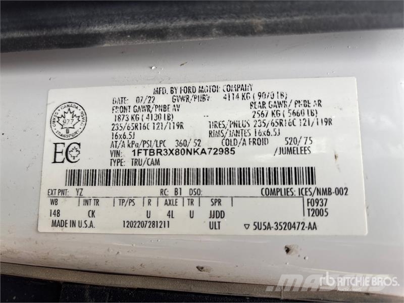 Ford Transit 250 Cargo Van Κλούβες με συρόμενες πόρτες