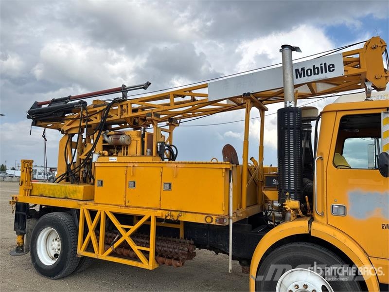 Foremost B57 Mobile on Volvo White 4x2 Drill Truc Camiões de sonda de perfuração móvel