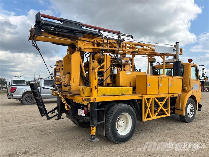 Foremost B57 Mobile on Volvo White 4x2 Drill Truc Camiões de sonda de perfuração móvel