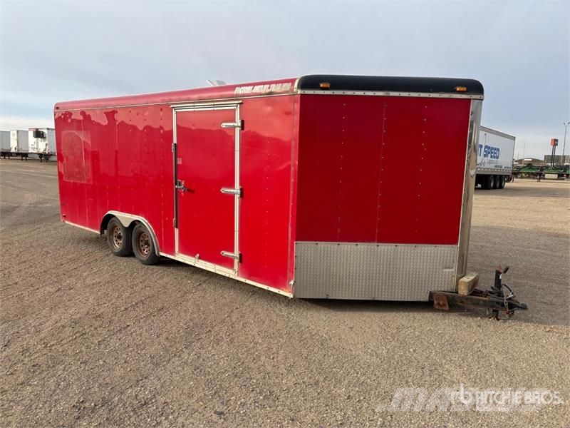 Forest River 20 ft T/A Drive In & Out Snowmobile Enclosed Trail Kapali kasa treylerler