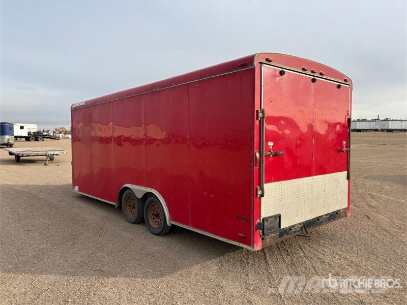 Forest River 20 ft T/A Drive In & Out Snowmobile Enclosed Trail Kapali kasa treylerler