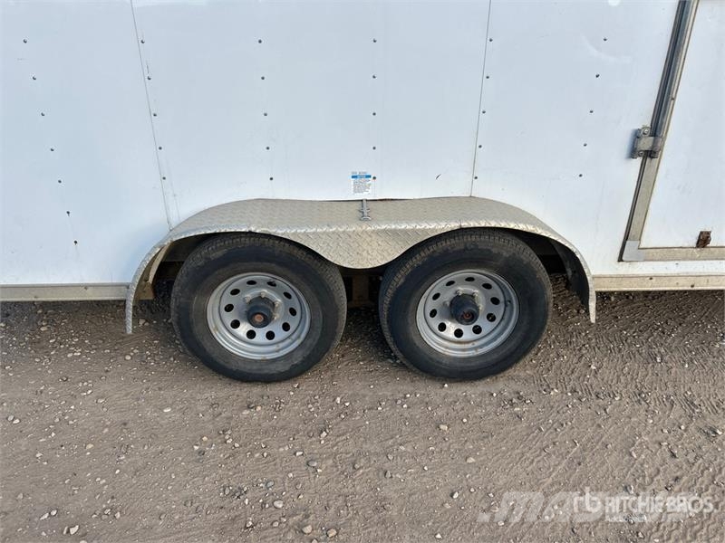 Forest River EHW 716TA3 16 ft T/A V-Nosed Enclosed Trailer Box body trailers