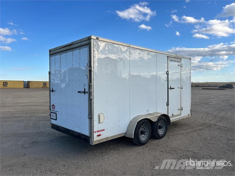 Forest River EHW 716TA3 16 ft T/A V-Nosed Enclosed Trailer Box body trailers