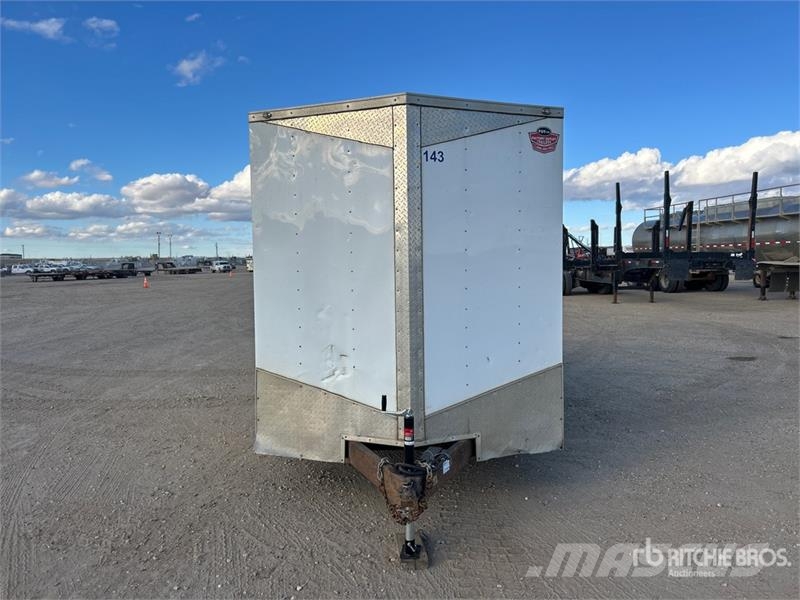 Forest River EHW 716TA3 16 ft T/A V-Nosed Enclosed Trailer Box body trailers