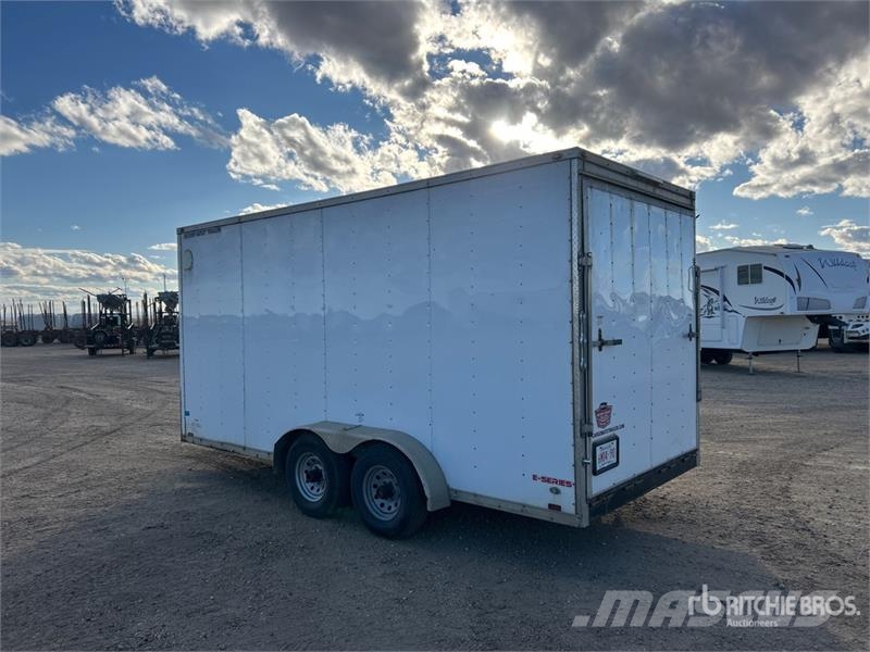 Forest River EHW 716TA3 16 ft T/A V-Nosed Enclosed Trailer Box body trailers