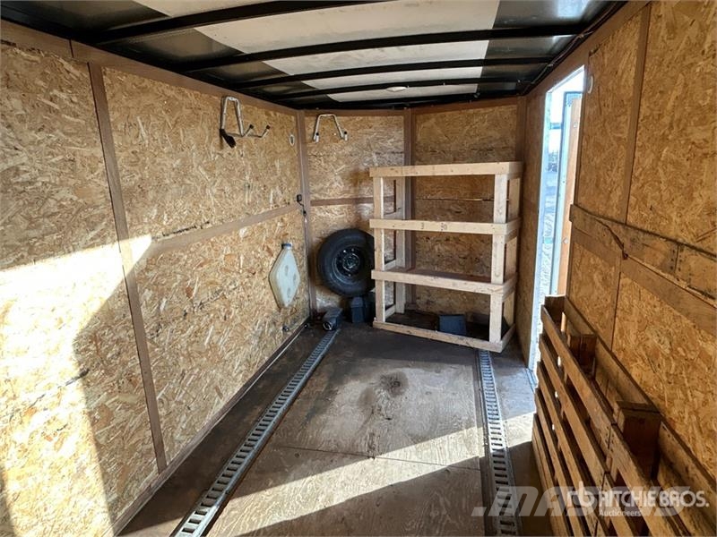 Forest River EHW 716TA3 16 ft T/A V-Nosed Enclosed Trailer Box body trailers