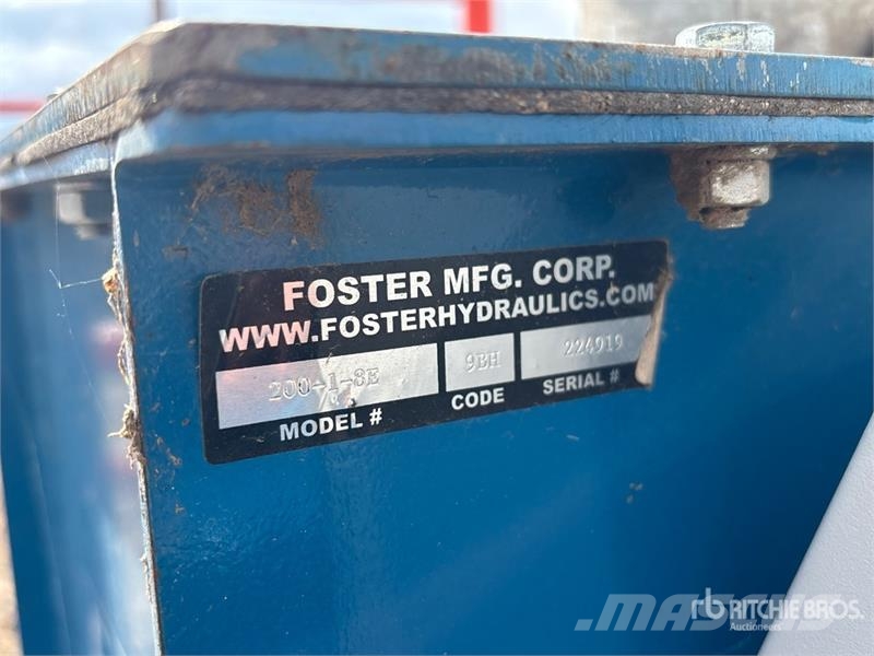 Foster MFG 200-1-8E Hydraulic Pump Unit Ďalšie komponenty