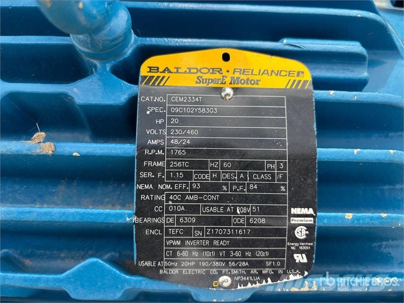 Foster MFG 200-1-8E Hydraulic Pump Unit Ďalšie komponenty
