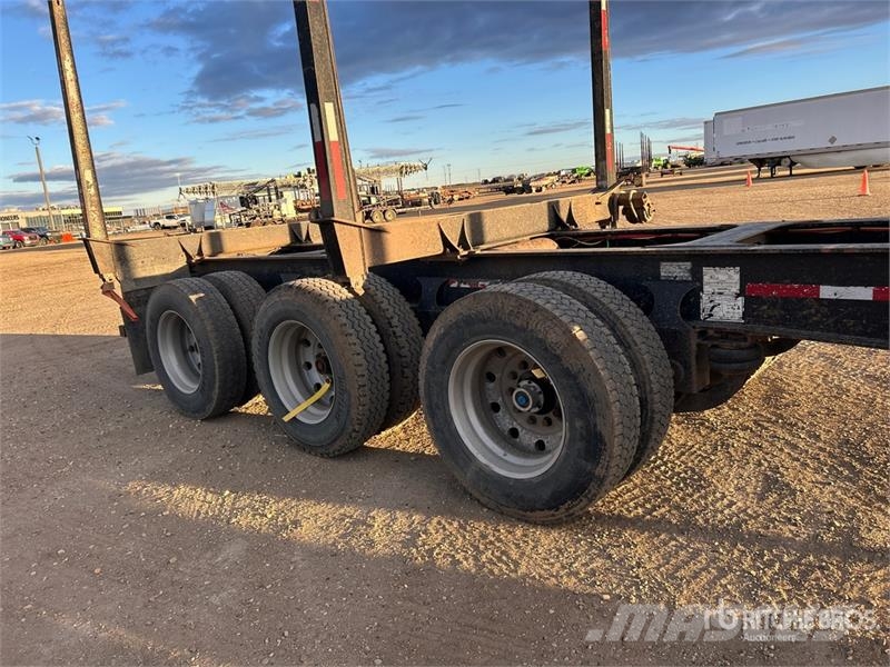 Freflyt 53 ft Tri/A Hayrack Log Trailer 木材拖车