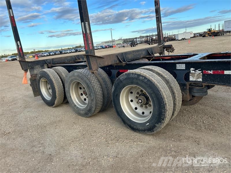 Freflyt 53 ft Tri/A Hayrack Log Trailer 木材拖车