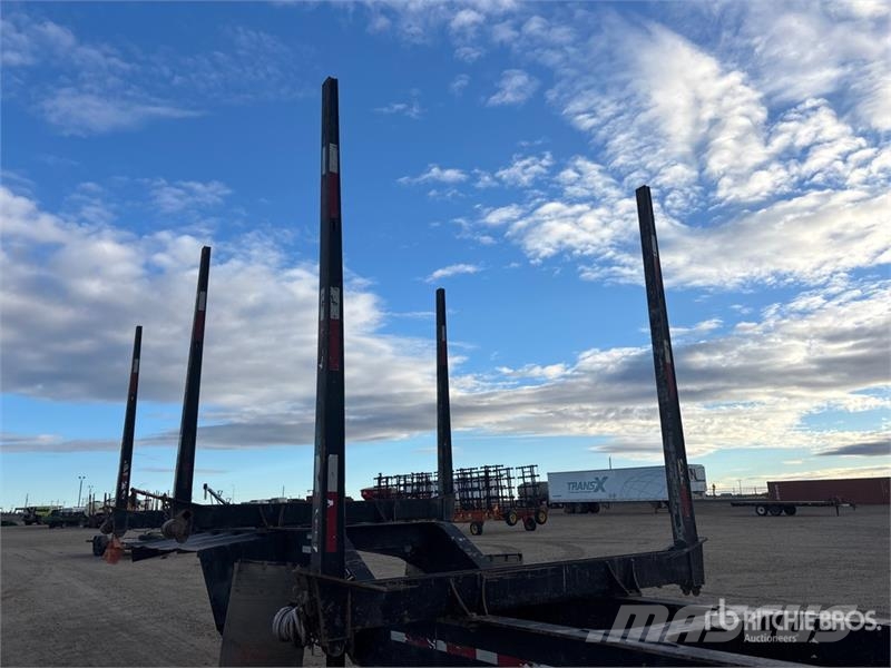 Freflyt 53 ft Tri/A Hayrack Log Trailer 木材拖车