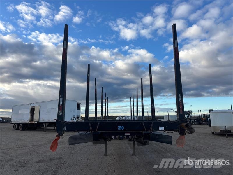 Freflyt 53 ft Tri/A Hayrack Log Trailer 木材拖车