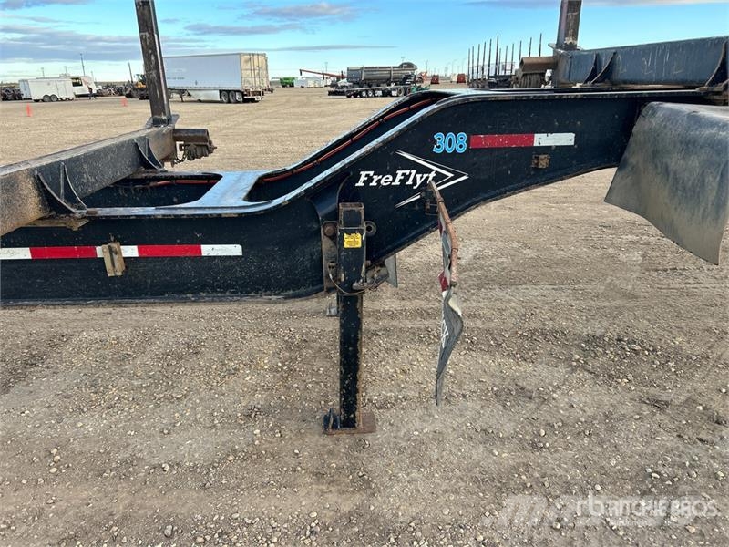 Freflyt 53 ft Tri/A Hayrack Log Trailer 木材拖车