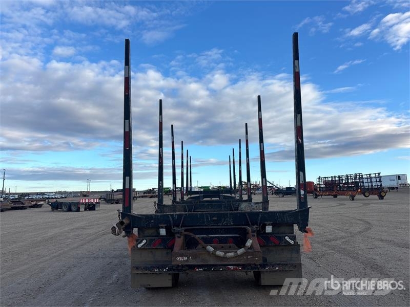 Freflyt 53 ft Tri/A Hayrack Log Trailer 木材拖车