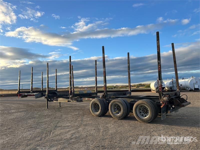 Freflyt 53 ft Tri/A Hayrack Log Trailer 木材拖车