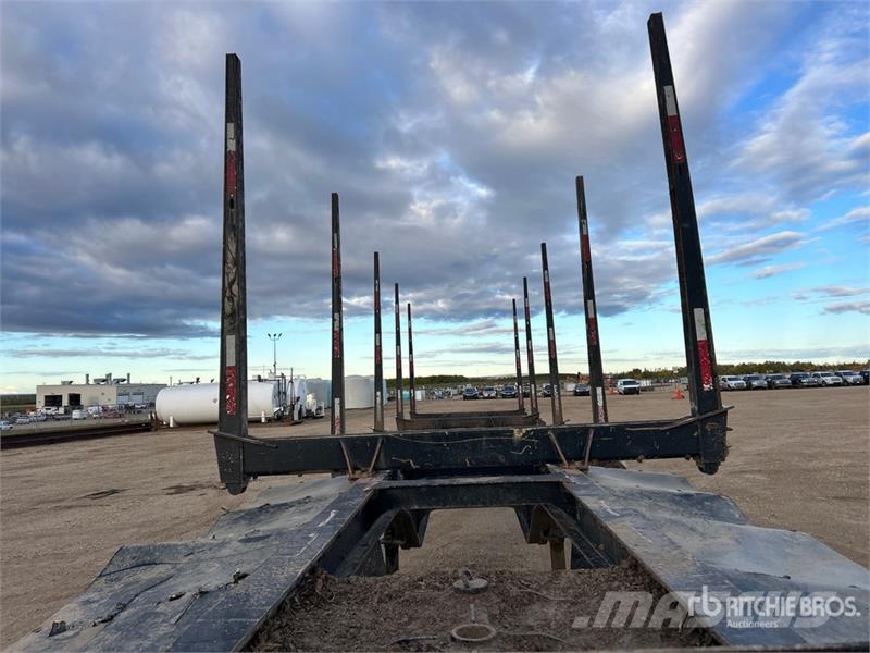 Freflyt 53 ft Tri/A Hayrack Log Trailer 木材拖车