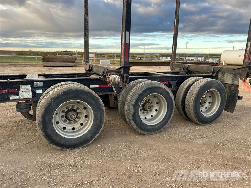 Freflyt 53 ft Tri/A Hayrack Log Trailer 木材拖车