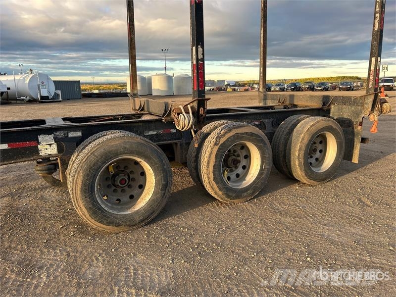 Freflyt 53 ft Tri/A Hayrack Log Trailer 木材拖车