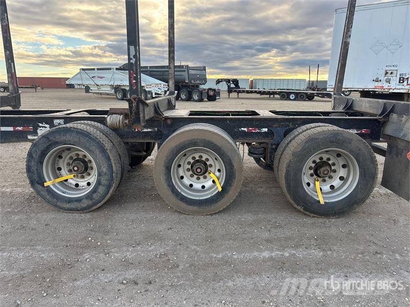 Freflyt 53 ft Tri/A Hayrack Log Trailer 木材拖车