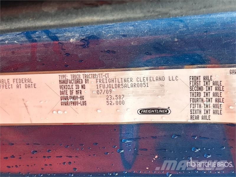 Freightliner Cascadia 125 6x4 T/A Sleeper Truck Tractor Motrici e Trattori Stradali