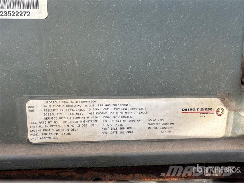 Freightliner Classic 6x4 Texas Bed Winch Truck Puksiirid