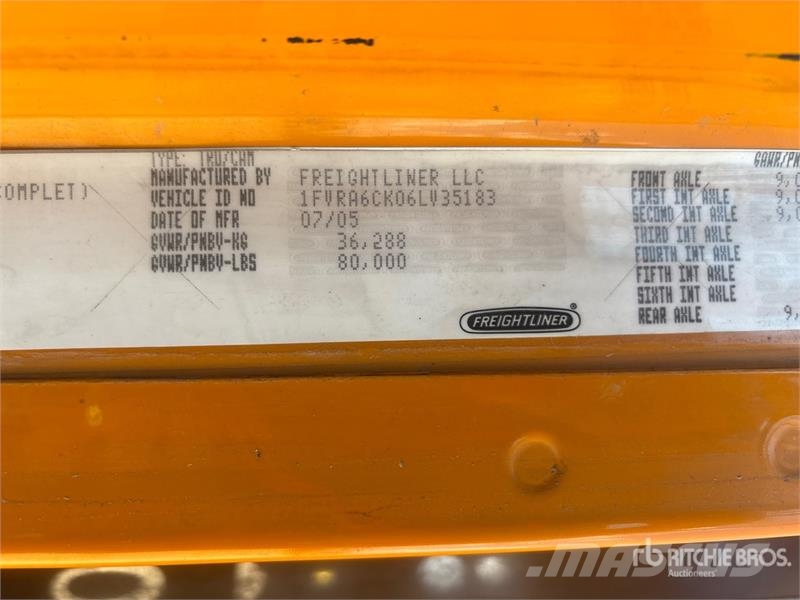 Freightliner Columbia 120 Vyslobodzovacie vozidlá