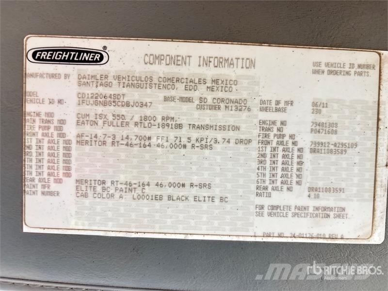 Freightliner Coronado SD 6x4 Heavy Haul T/A Day Cab Truck Tract Trekkers