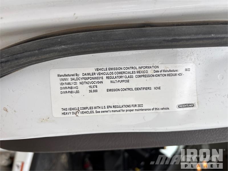 Freightliner Fassi F110B.0.24 8366 lb Knuckle Boom on Freightl Kamioni sa kranom