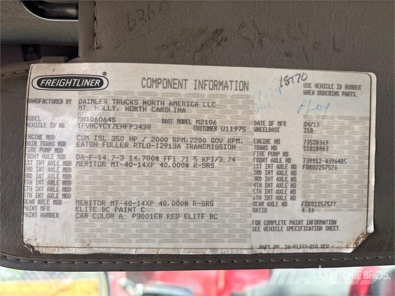 Freightliner M2 106 Cabinas