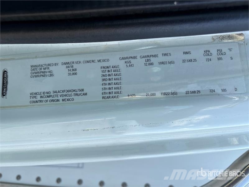 Freightliner M2106 4x2 Van Truck Camiones caja cerrada