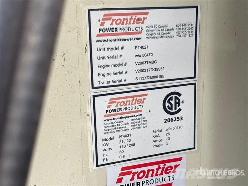 Frontier PT4021 21 kW Light Tower أبراج خفيفة