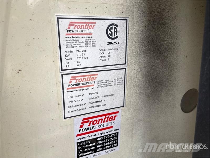 Frontier PT4023S 21 kW Skid Mounted Light Tower أبراج خفيفة