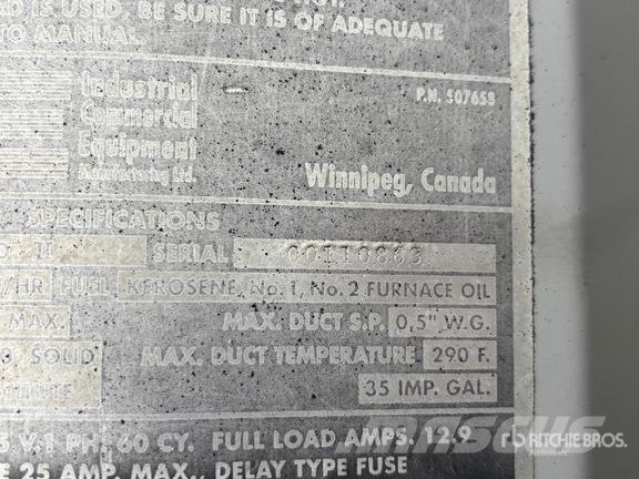 Frost Fighter Fighter OHV350II 320000 BTU Space Heater Sildīšanas un atkausēšanas iekārtas