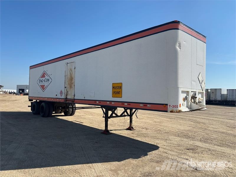 Fruehauf 45 ft x 102 in T/A Storage Van Trailer Gesloten opbouw trailers