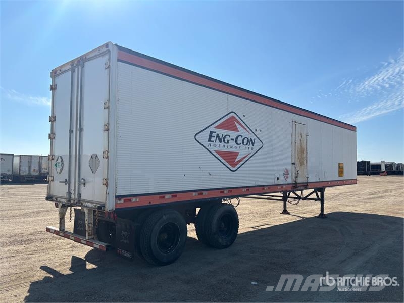 Fruehauf 45 ft x 102 in T/A Storage Van Trailer Gesloten opbouw trailers