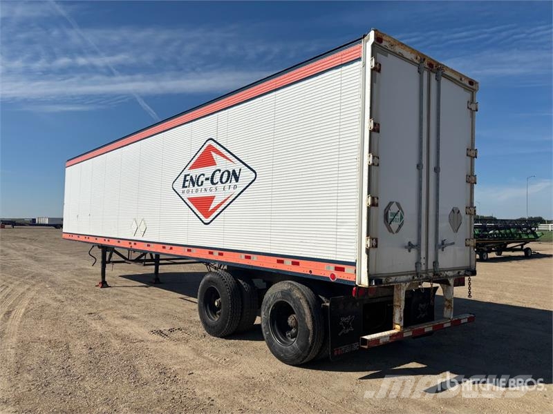 Fruehauf 45 ft x 102 in T/A Storage Van Trailer Gesloten opbouw trailers