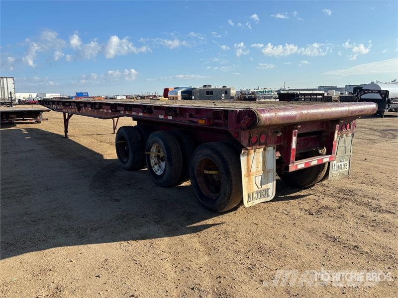 Fruehauf 46 ft Tri/A Flatbed Oilfield Trailer Macchine utensili
