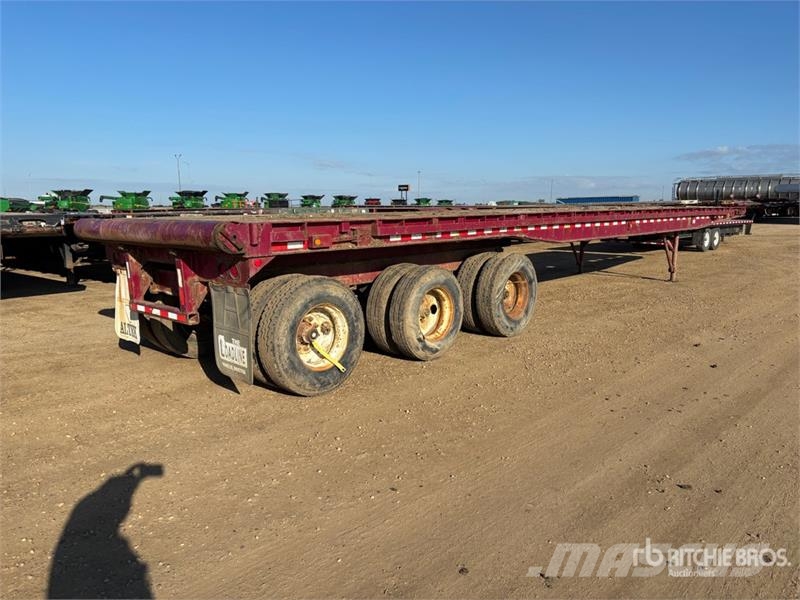 Fruehauf 46 ft Tri/A Flatbed Oilfield Trailer Macchine utensili